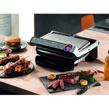 Tefal Indoor Electric Grill 2000 Watts Stainless Steel Gc712D28 Min 1 Year Manufacturer Warranty
