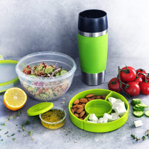 Tefal Travel Mug 0.36 Litre Travel Mug Lime Silver Stainless Steel Plastic K3083114