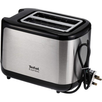 Tefal Express Bowning Toasting 2 Slots Toaster 850 Watts Stainless Steel Tt365027 Min 1 Year Manufacturer Warranty