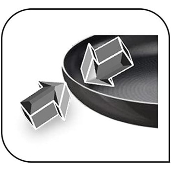 Tefal Tempo Flame 22 Cm Non Stick Casserole With Lid Red Aluminium C3044583