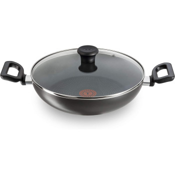 Tefal Delicia Kadai With Lid 24Cm Grey B1549684