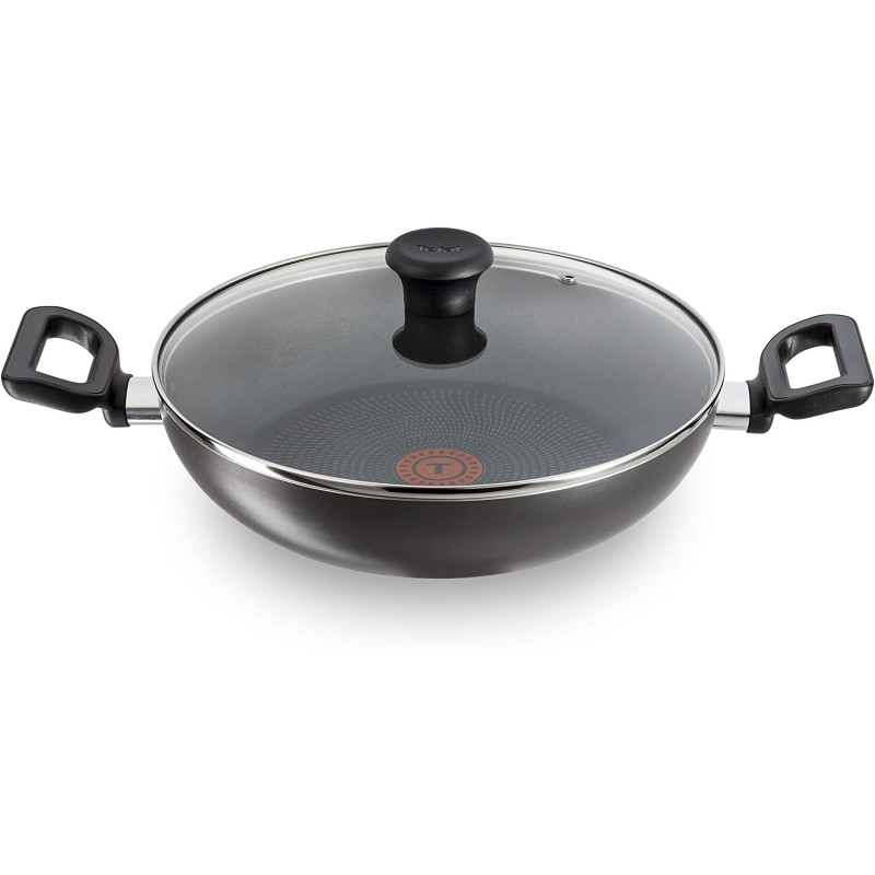 Tefal Delicia Kadai With Lid 24Cm Grey B1549684