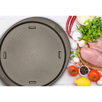 Tefal Easygrip Bronze Perforated Pizza 34 Cm J1629044