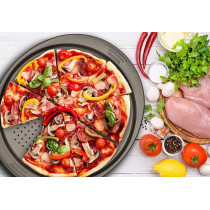 Tefal Easygrip Bronze Perforated Pizza 34 Cm J1629044
