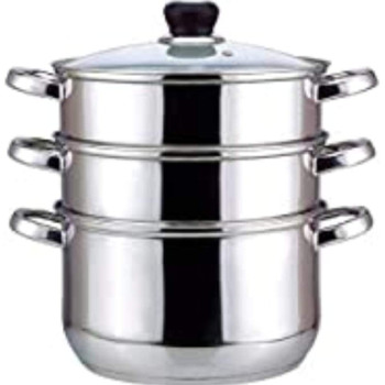 Wilson Steamer 3 Layers Stainless Steel 28Cm Jy 174B 28Cb