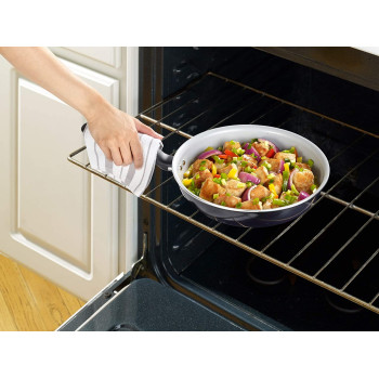 T Fal C921Sg Initiatives Nonstick Ceramic Coating Ptfe Pfoa And Cadmium Free Scratch Resistant Dishwasher Safe Oven Safe Cookware Set 16 Piece Black 2100082346