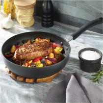 T Fal Ultimate Hard Anodized Nonstick 17 Piece Cookware Set Black