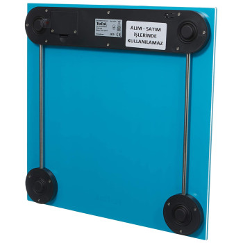 Tefal Pp1130V0 Electronic Bathroom Scales Classic Ultra Slim Lcd Screen 160 Kg Grey