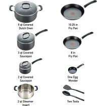 T Fal Nonstick Induction Base Black 2100093595