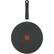 Tefal G6 Tempo Flame 30 Cm Non Stick Tawa Pan With Thermo Spot Red Aluminium C3041583
