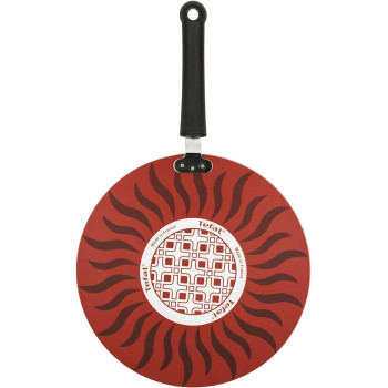 Tefal G6 Tempo Flame 30 Cm Non Stick Tawa Pan With Thermo Spot Red Aluminium C3041583