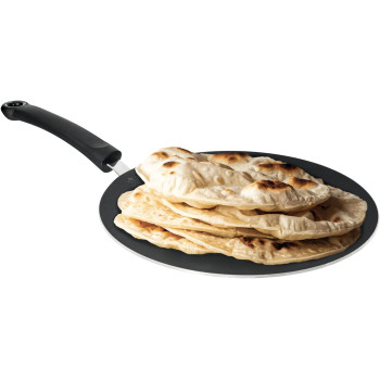 Tefal G6 Tempo Flame 30 Cm Non Stick Tawa Pan With Thermo Spot Red Aluminium C3041583