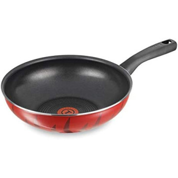 Tefal Tempo Flame 26Cm Wok Fry Pan Aluminum Non Stick C5487782