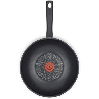 Tefal Tempo Flame 26Cm Wok Fry Pan Aluminum Non Stick C5487782