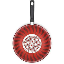 Tefal Tempo Flame 26Cm Wok Fry Pan Aluminum Non Stick C5487782
