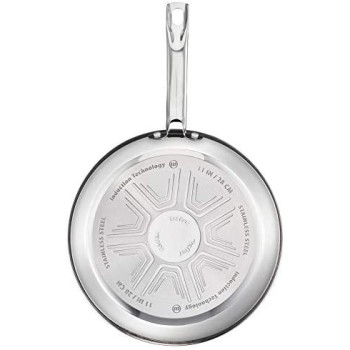 Tefal Intuition V2 Frypan B8580784 Silver 30 Cm Stainless Steel