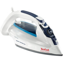 Tefal Smart Protect Steam Iron 2600 Watts White Blue Fv4980M0 Min 1 Year Manufacturer Warranty
