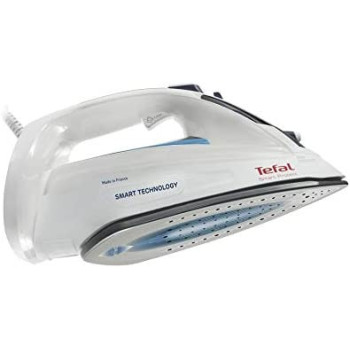 Tefal Smart Protect Steam Iron 2600 Watts White Blue Fv4980M0 Min 1 Year Manufacturer Warranty