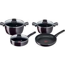 Tefal G6 Resist Intense 7 Pcs Cooking Set Red Aluminium D5229283