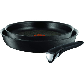 Tefal Ingenio Expertise 3 Pcs Cooking Set Removable Handle Black Aluminium L6509205