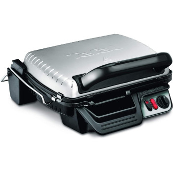 Tefal Ultra Compact Grill 2000 Watts Black Silver Stainless Steel Gc306028 Min 1 Year Manufacturer Warranty
