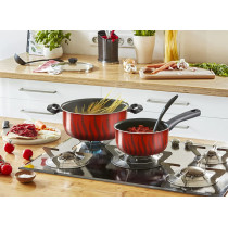 Tefal G6 Tempo Flame 14 Pcs Cooking Set Non Stick Red Aluminium C3079383