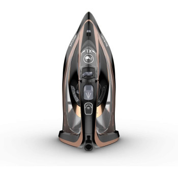 Tefal Ultimate Pure Steam Iron 3100 Watts Black Plastic Durilium Fv9845M0 Min 1 Year Manufacturer Warranty