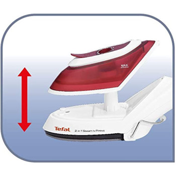 Tefal Stem N Press Garment Steamer 800 Watts White Red Plastic Dv8610M1 Min 1 Year Manufacturer Warranty