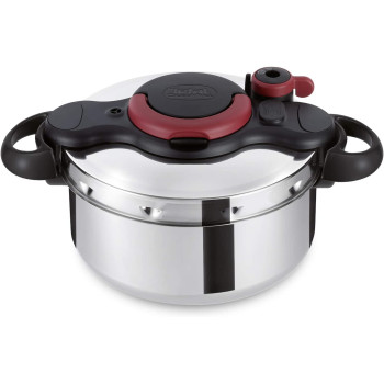 Tefal P4620766 Clipso Minut Easy Pressure Cooker Multi Colour W 36.8 X H 28.4 X D 24.2 Cm 6 Liter