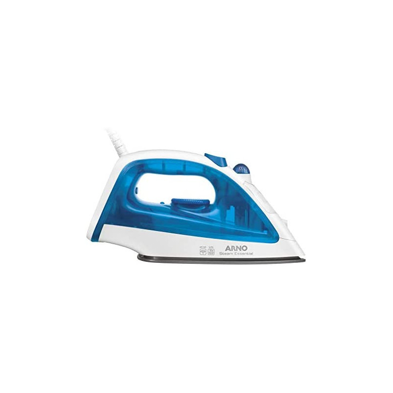 Tefal Steam Iron Essential 1200 Watts 2 In1 Steam And Dry Iron Blue Color Fv1026M0