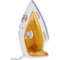 Tefal Easygliss Durilium Airglide Soleplate Steam Iron 2400 Watts Gold White Fv3954M0 Min 1 Year Manufacturer Warranty