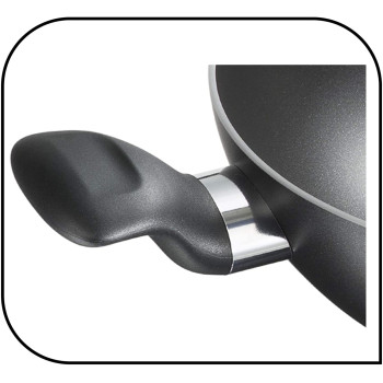 Tefal Super Cook 22 Cm Casserole With Lid Non Stick Black Aluminium B1434584