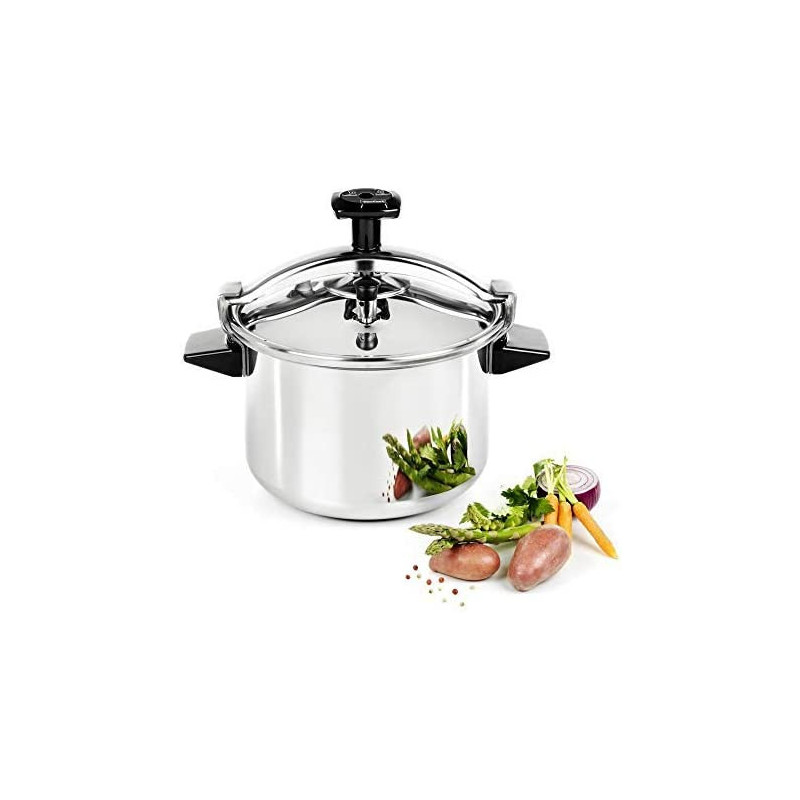 Tefal Authentic 8L Pressure Cooker Stainless Steel P0531134