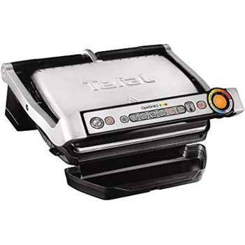 Tefal Optigrill Plus 6 Cooking Programs Silver Gc712D28