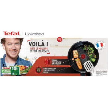 Tefal G6 Unlimited Pancake Pan Black 25 Cm G2553802 1