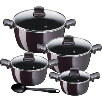 Tefal G6 Resist Intense 9 Pcs Cooking Set Red Aluminium D5229183