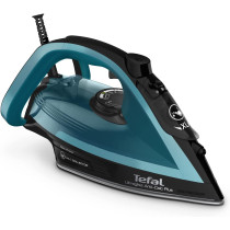 Tefal Ultraglish Steam Iron Durilium Airglide Anti Calc Anti Drip 2800 Watts Blue Black Fv6832M0 Min 1 Year Manufacturer Warranty
