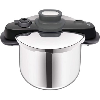 Tefal Secure Compact 8 Litre Pressure Cooker Stainless Steel P3534446