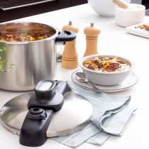 Tefal Secure Compact 8 Litre Pressure Cooker Stainless Steel P3534446
