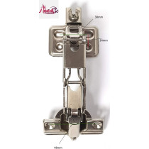 Abbasali 180 Degree Angle Heavy Duty Adjustable Stainless Steel Cabinet Inset Hinges 2 Pair Inset