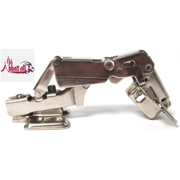 Abbasali 180 Degree Angle Heavy Duty Adjustable Stainless Steel Cabinet Inset Hinges 2 Pair Inset