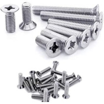 Abbasali Machine Screw Csk Philip & Countersunk Head For Diy Pull Cabinet Door Handles Pack Of 25 M3.5 X 30 Mm