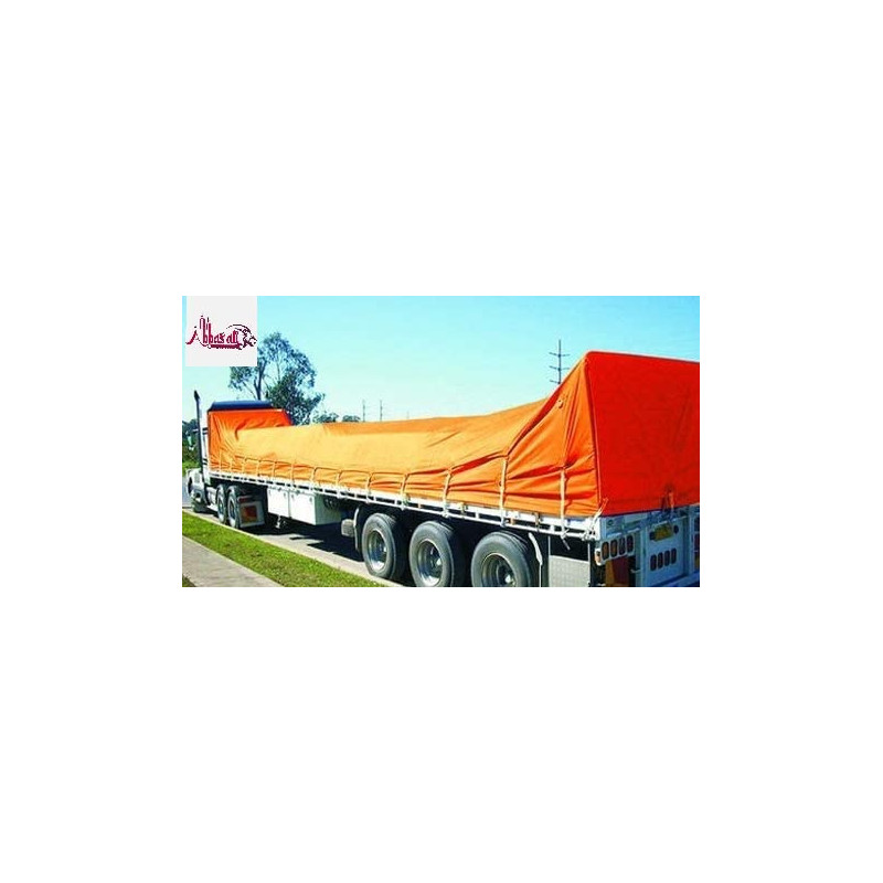 Abbasali Waterproof Ground Cover Tent Shelter Dust Proof Rain Cover Tarpaulin Sheet 18 X 24 Orange