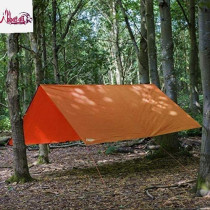 Abbasali Waterproof Ground Cover Tent Shelter Dust Proof Rain Cover Tarpaulin Sheet 18 X 24 Orange