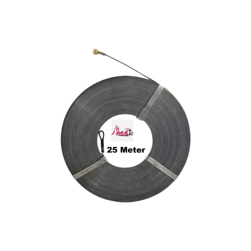 Abbasali Heavy Duty Wire Pulling Spring Electric Or Communication For Electrical Works And Multi Purpose Use. 5Mm X 25 Meter