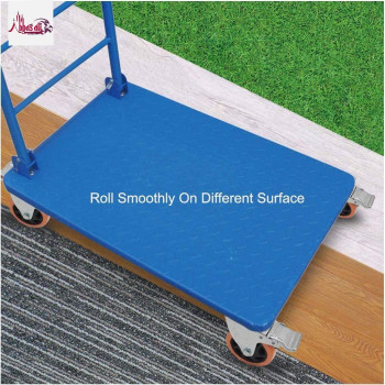 Abbasali Pack Of 2 Heavy Duty Pu Rubber Caster Wheel With Nut & Bolt For Furniturenon Swivel 4 Inch