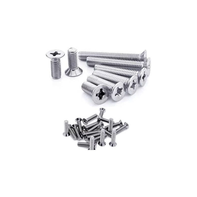 Abbasali Machine Screw Csk Philip & Countersunk Head For Diy Electrical Door Handles Pack Of 25 M3.5 X 25 Mm
