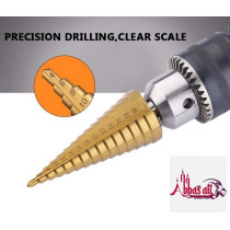 Abbasali Step Drill Bit High Speed Steel Hss Triangle For Carbon Steel Iron Insulation Boards Pvc Boards And Wood 4Mm 30Mm