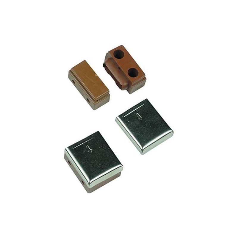 Abbasali Wadrobe 315 Square Box Type Shelf Fitting Brown Cupboard 25 Pieces