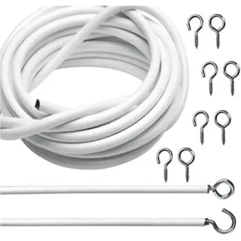 Abbasali Curtain Wire White...